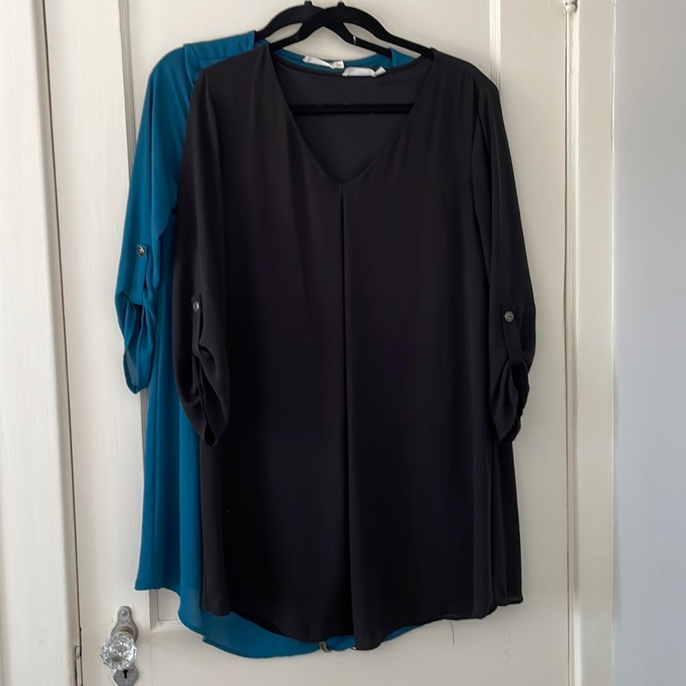 Lush dresses - black and teal (2 for 1!)